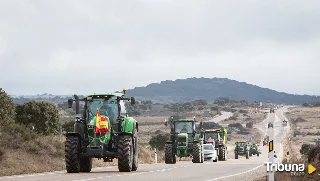 Protestas de baja intensidad del sector agrario en Castilla y León