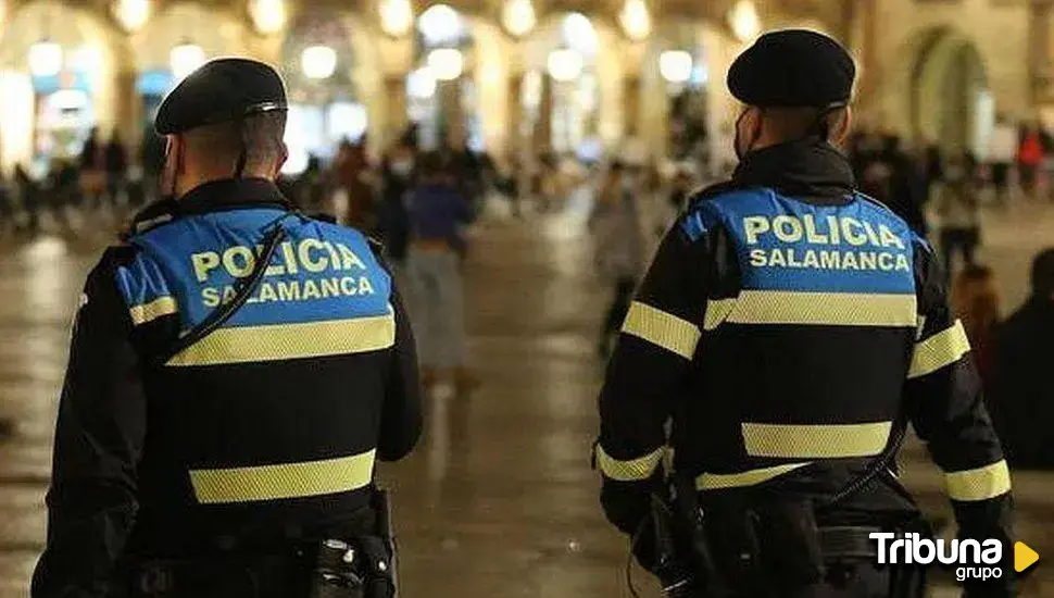 La Policía Local de Salamanca, obligada a intervenir en una fiesta en un piso en Gran Vía 