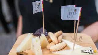 Los productos de 'Salamanca en bandeja', presentes en la VII Feria Gastronómica de Guijuelo