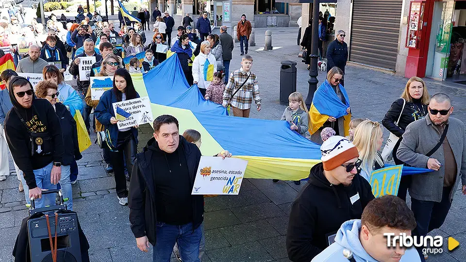 El pueblo ucraniano clama por su libertad en Salamanca