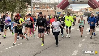 La novena Milla Solidaria de Peñaranda recauda 370 kilos de alimentos