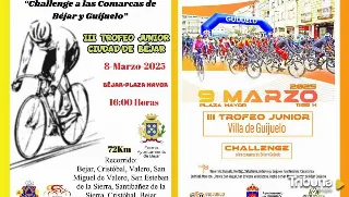 Llega a Béjar el III Trofeo Junior Ciudad de Béjar de ciclismo