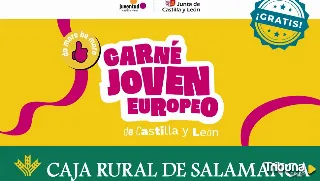 Caja Rural de Salamanca y la Junta firman un convenio para impulsar el Carné Joven Europeo