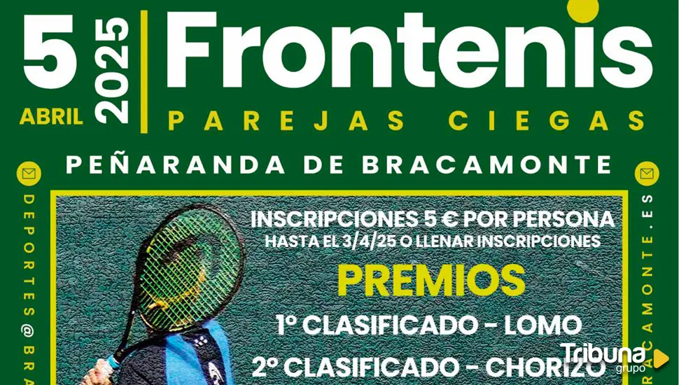 Peñaranda organiza un Torneo de Frontenis 'Parejas Ciegas': fecha, normas e inscripciones