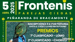 Peñaranda organiza un Torneo de Frontenis 'Parejas Ciegas': fecha, normas e inscripciones